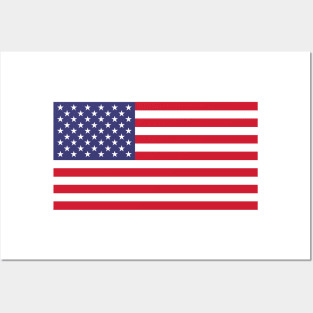 United States flag Posters and Art